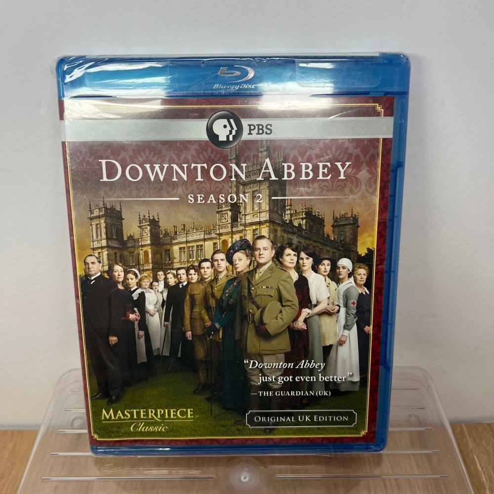 Downton Abbey Season 2 Blu-ray New Original UK Edition Masterpiece 3-Disc PBS